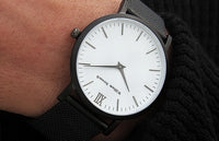 William Strouch Watch - CLASSIC WHITE + GREY STRAP