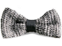 Bow Tie - Knit Bow Tie Grey