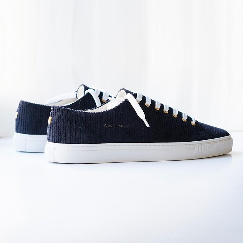 Shoes - NAVY CORDUROY SNEAKERS