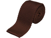Tie - Knit Tie Brown